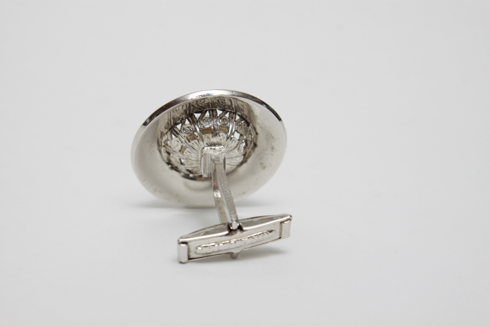 Silver Tone Cufflinks and Other Men's Jewelry