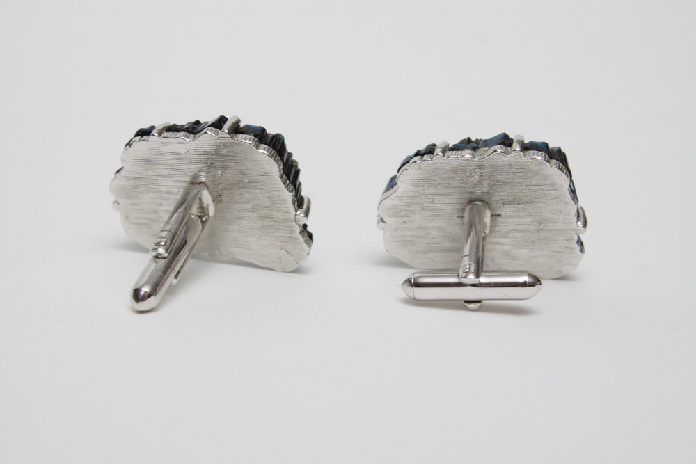 Silver Tone Cufflinks and Other Men's Jewelry