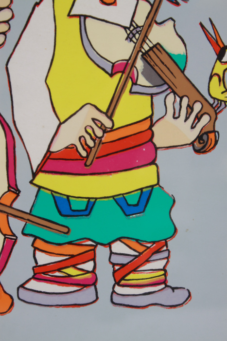 Jovan Obican Signed Artist's Proof Musicians Serigraph