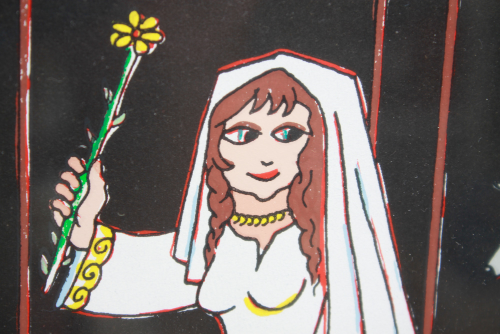 Jovan Obican Eastern European Bride Artist's Proof Serigraph