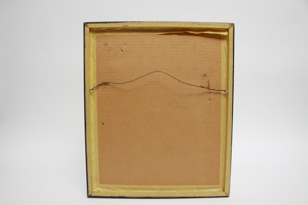 Signed Nori "Pretzel Man" Hand Colored Lithograph