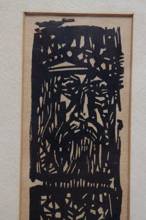 Pair of Signed Woodcut Relief Prints