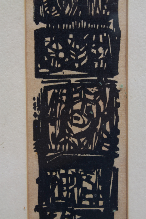 Pair of Signed Woodcut Relief Prints