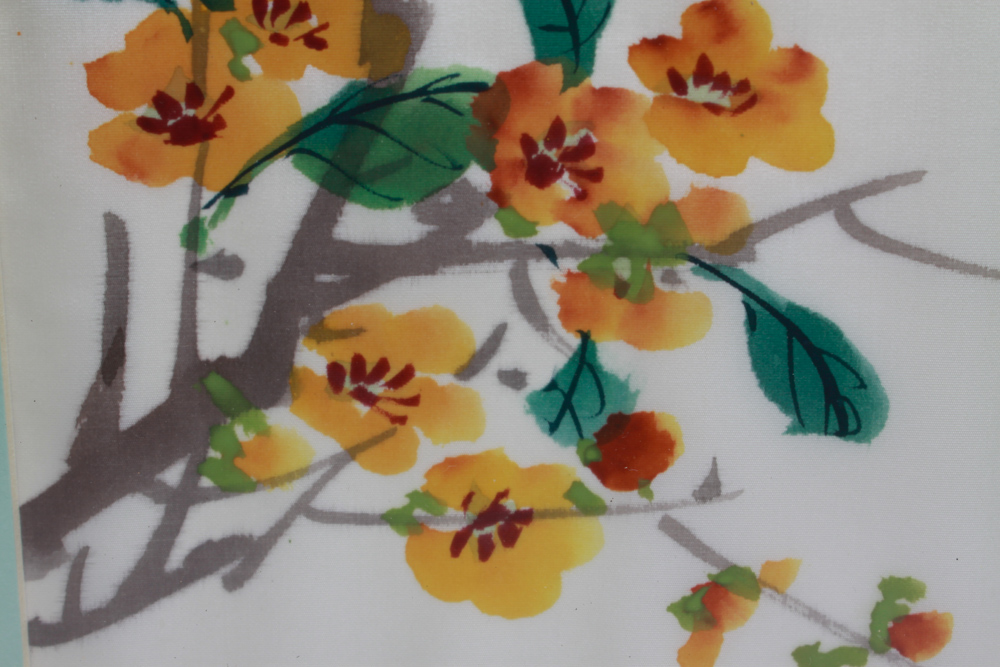 Pair of Chinese Silk Paintings