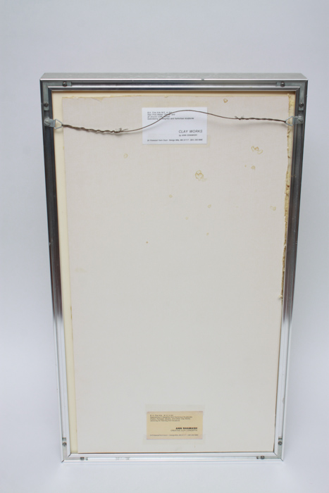 Signed Ann Shamash Relief Figural Wall Art