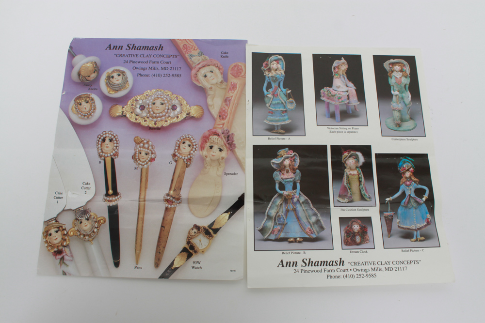 Signed Ann Shamash Relief Figural Wall Art