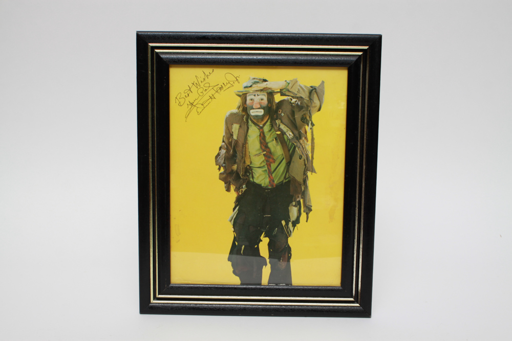 Emmett Kelly Jr. Prints with Autograph