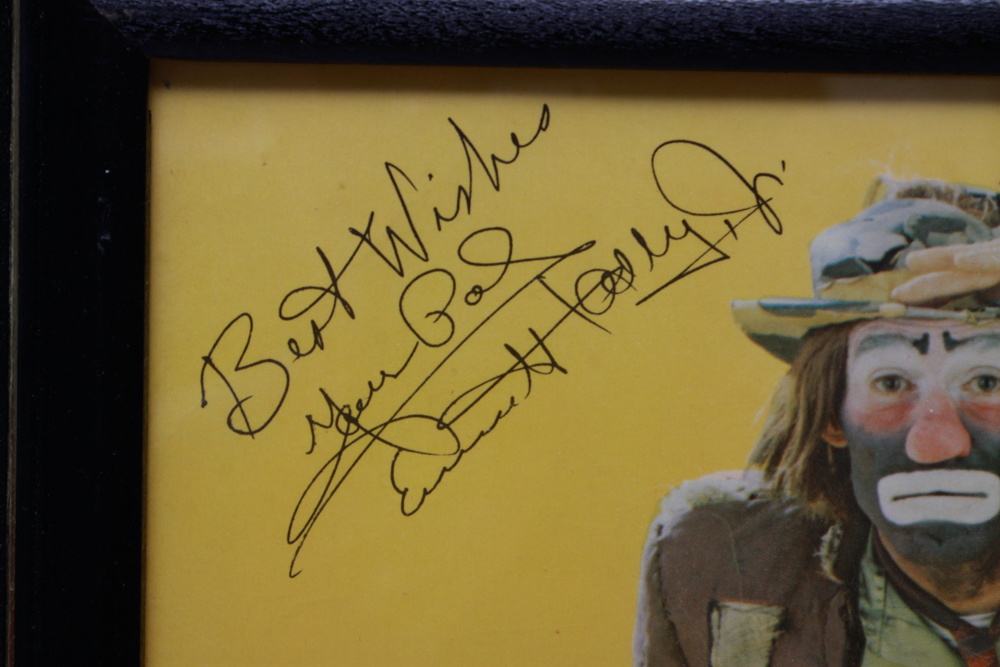 Emmett Kelly Jr. Prints with Autograph