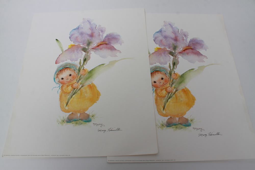 Signed Offset Lithograph Prints by Hallmark Artists
