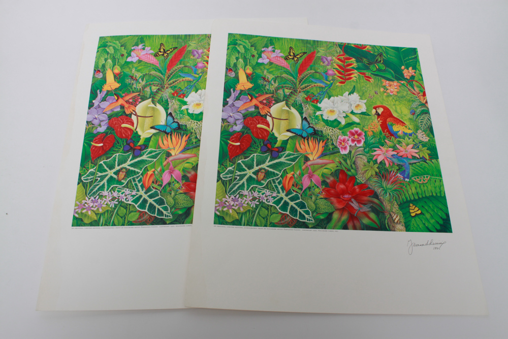 Signed Offset Lithograph Prints by Hallmark Artists