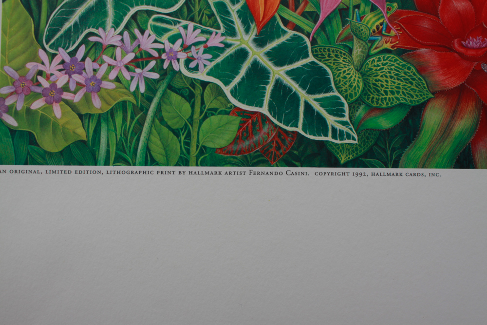 Signed Offset Lithograph Prints by Hallmark Artists