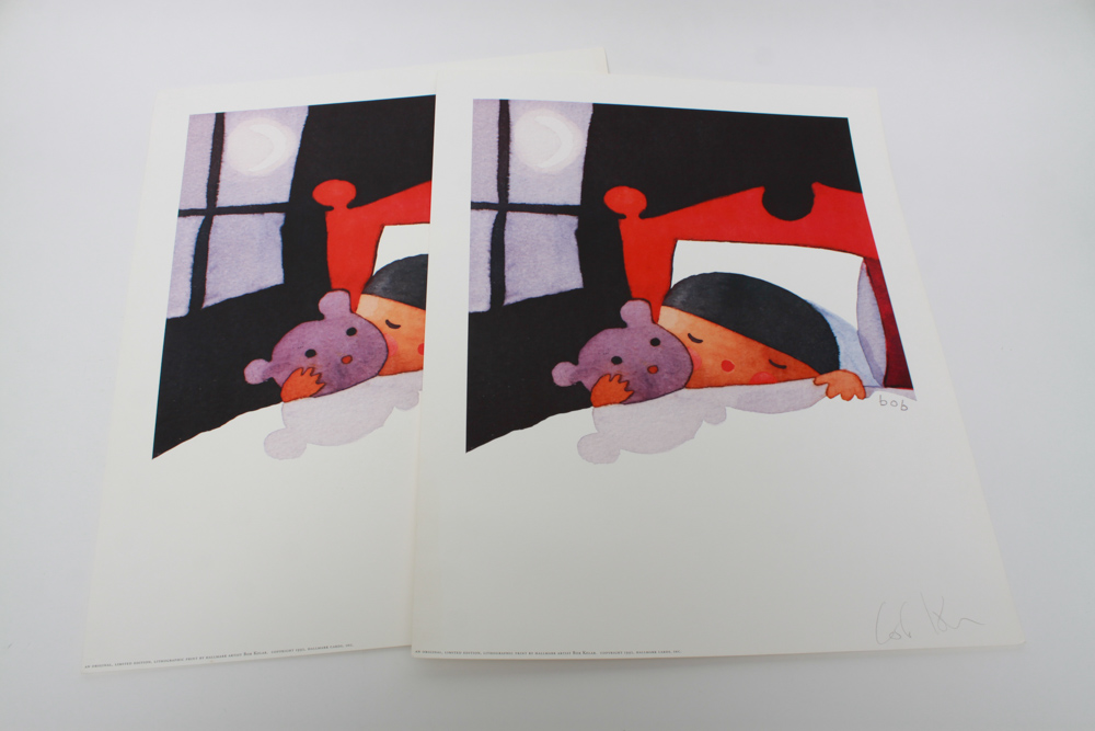 Signed Offset Lithograph Prints by Hallmark Artists