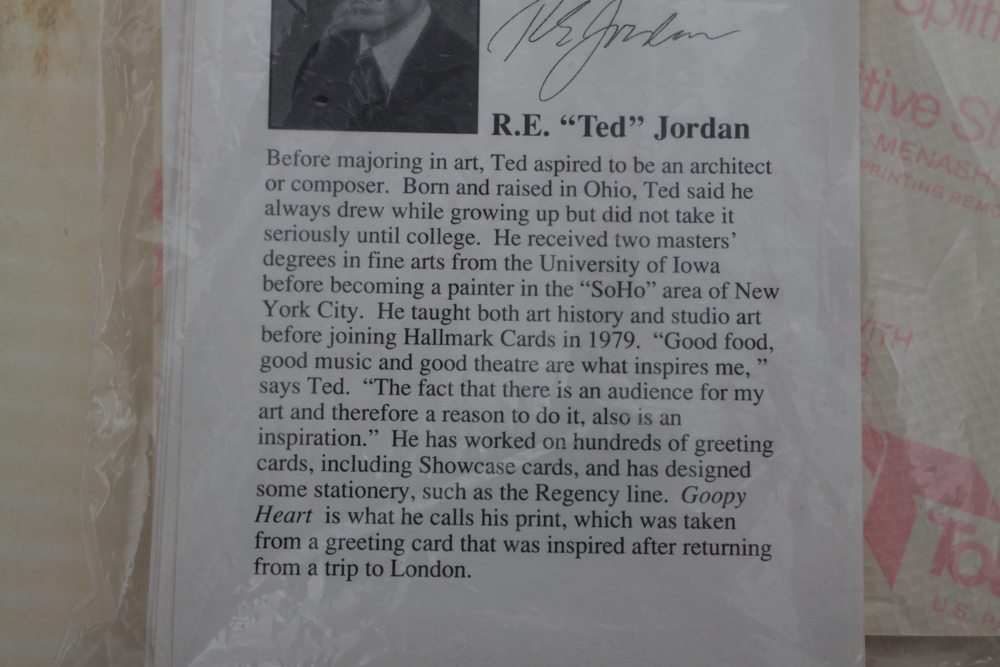 Signed Offset Lithograph Prints by Hallmark Artists