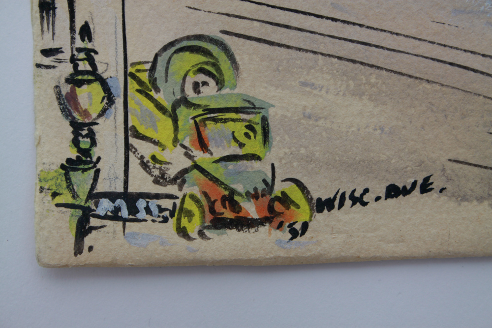 Signed Original Watercolor City Scenes