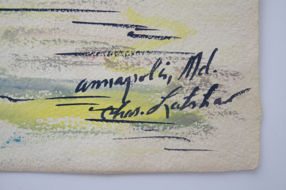 Signed Original Watercolor City Scenes