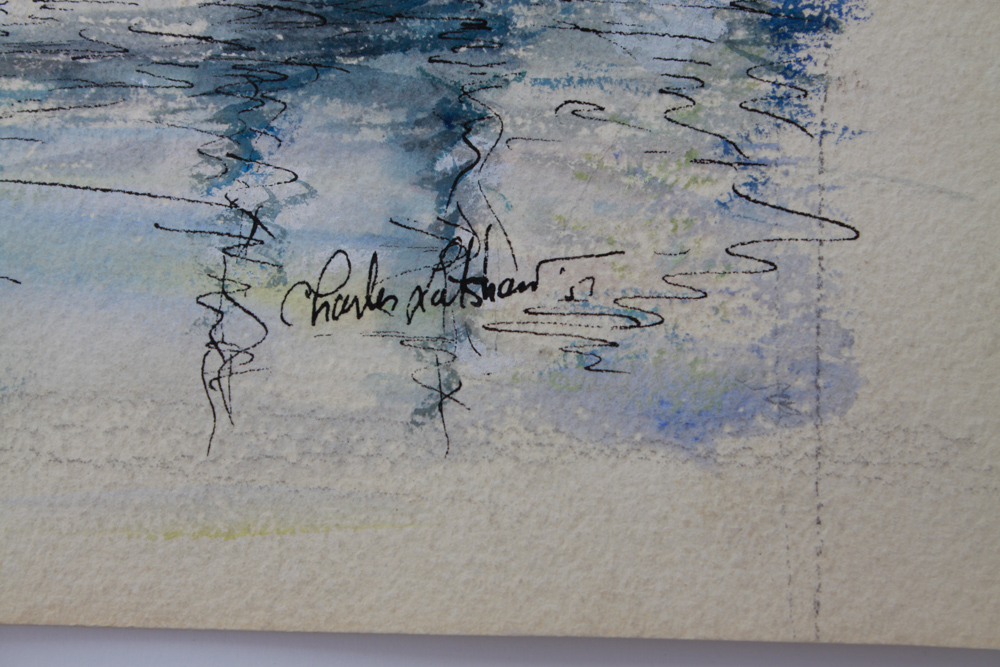 Signed Original Watercolor City Scenes