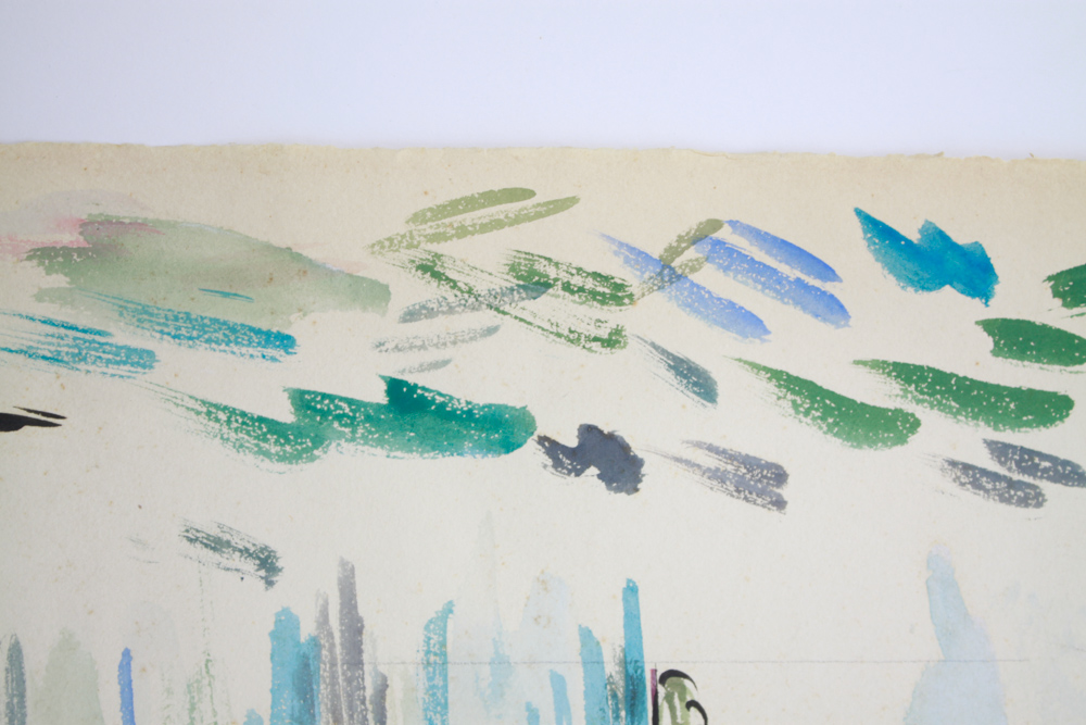 Signed Original Watercolor City Scenes