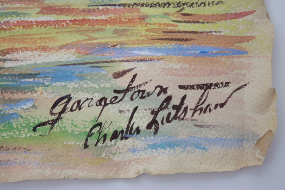 Signed Original Watercolor City Scenes