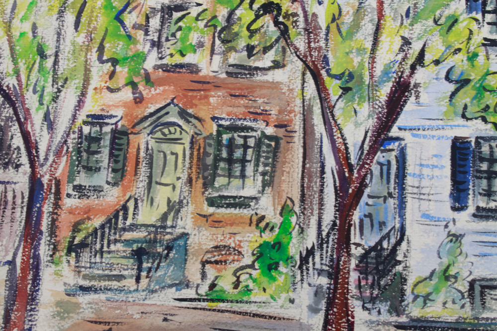 Signed Original Watercolor City Scenes