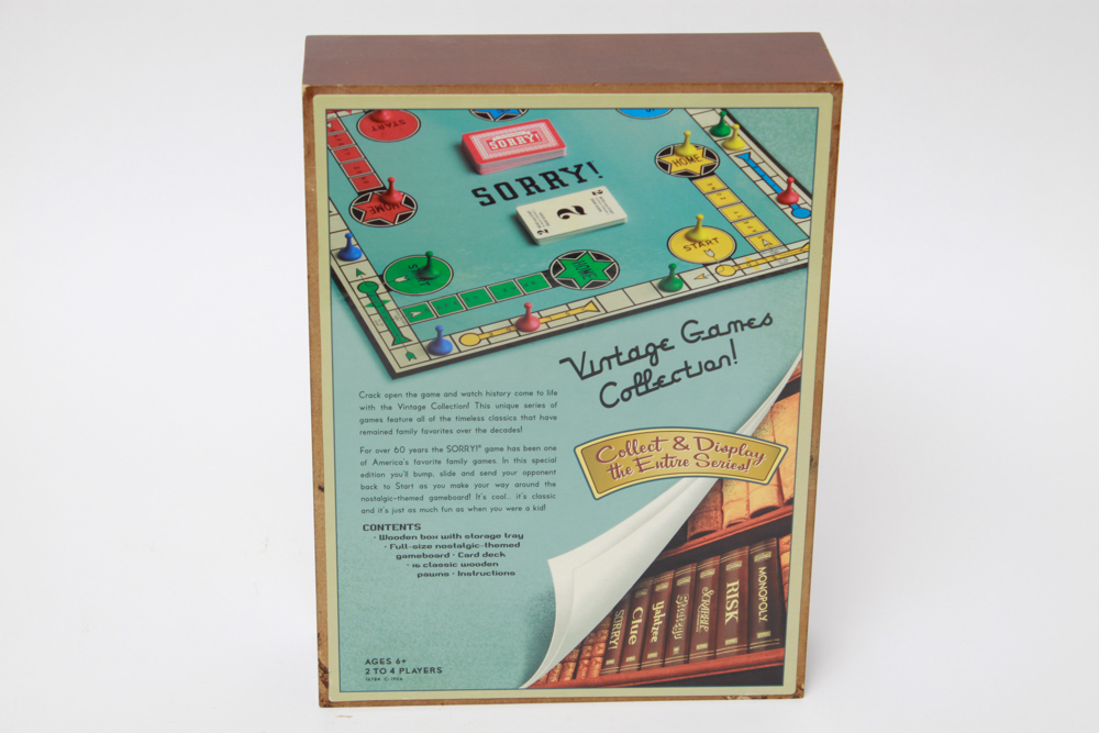Set of Five "Vintage" Re-release Milton-Bradley Games