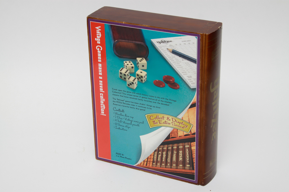 Set of Five "Vintage" Re-release Milton-Bradley Games