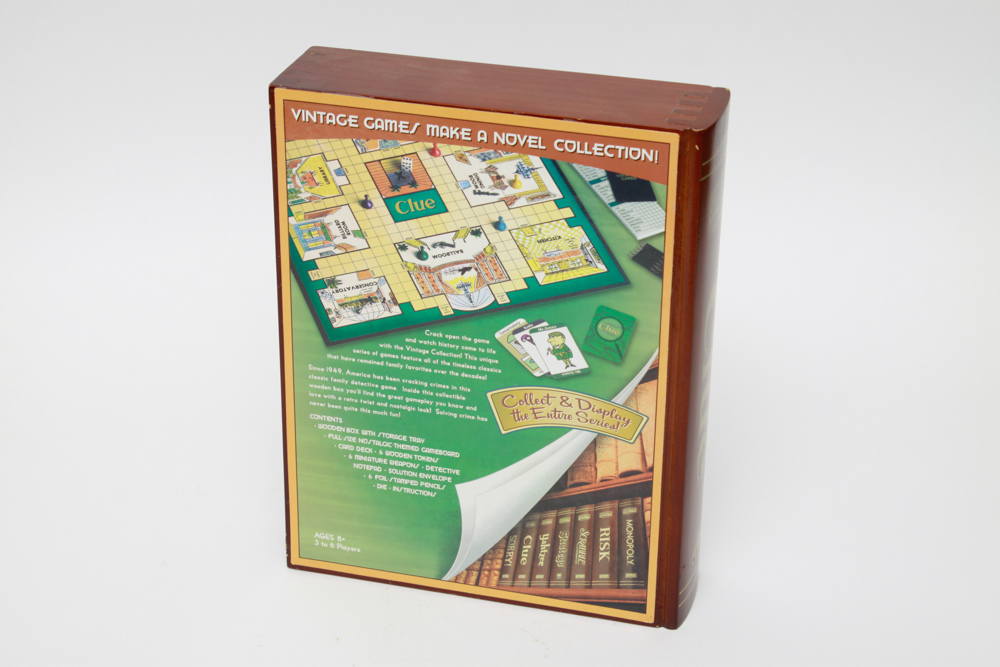 Set of Five "Vintage" Re-release Milton-Bradley Games