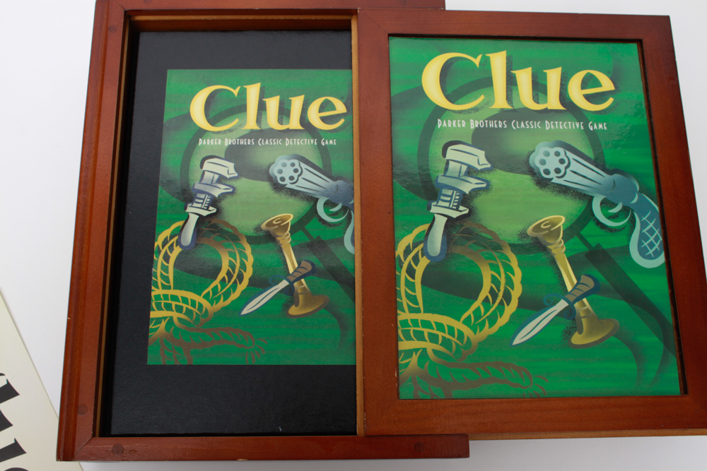 Set of Five "Vintage" Re-release Milton-Bradley Games