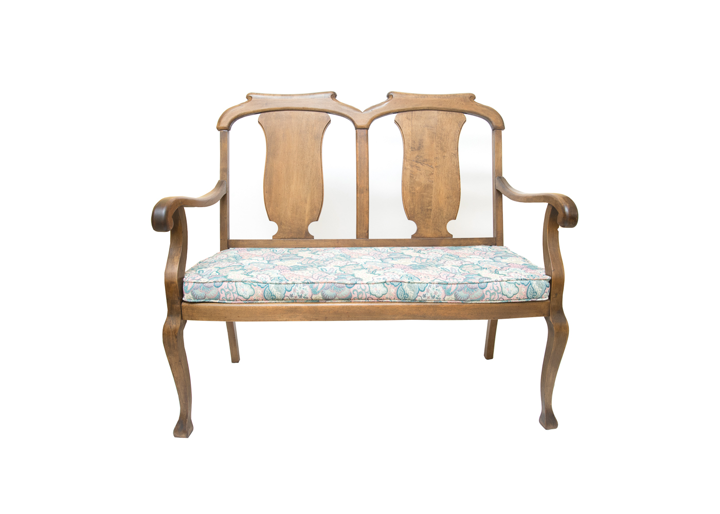 Vintage Queen Anne Style Bench