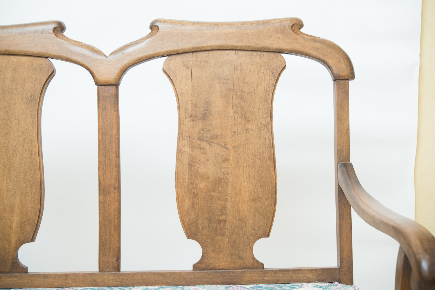 Vintage Queen Anne Style Bench