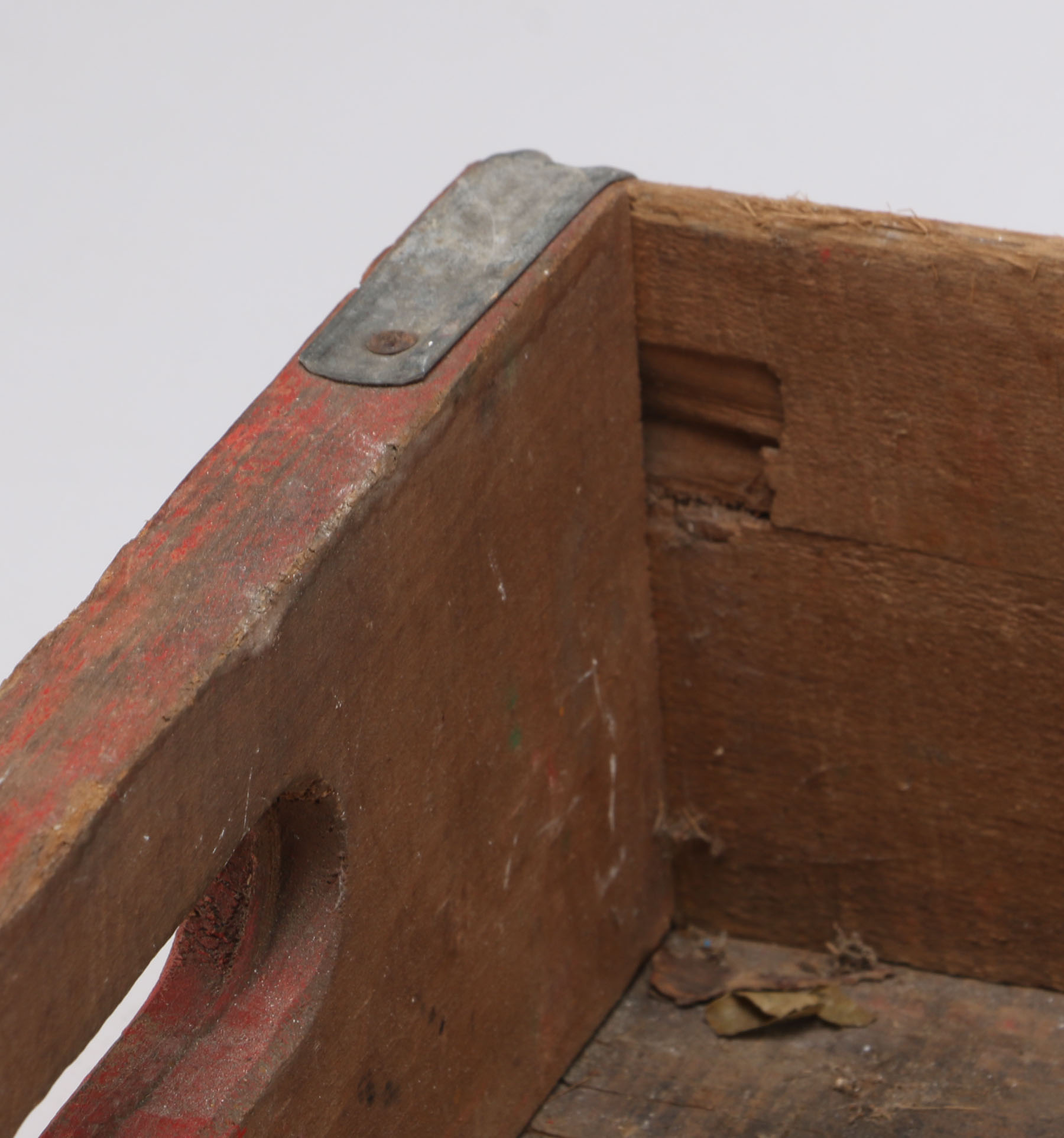 Set of Eagle Lock Company Screws and Coca-Cola Crate