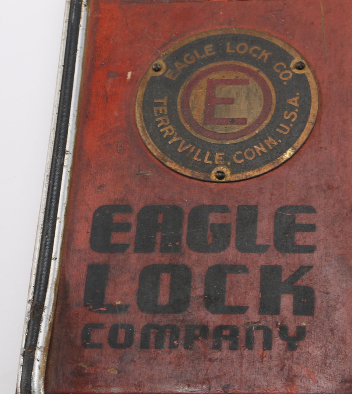 Set of Eagle Lock Company Screws and Coca-Cola Crate