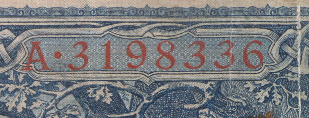 Pair of Vintage German Bank Notes