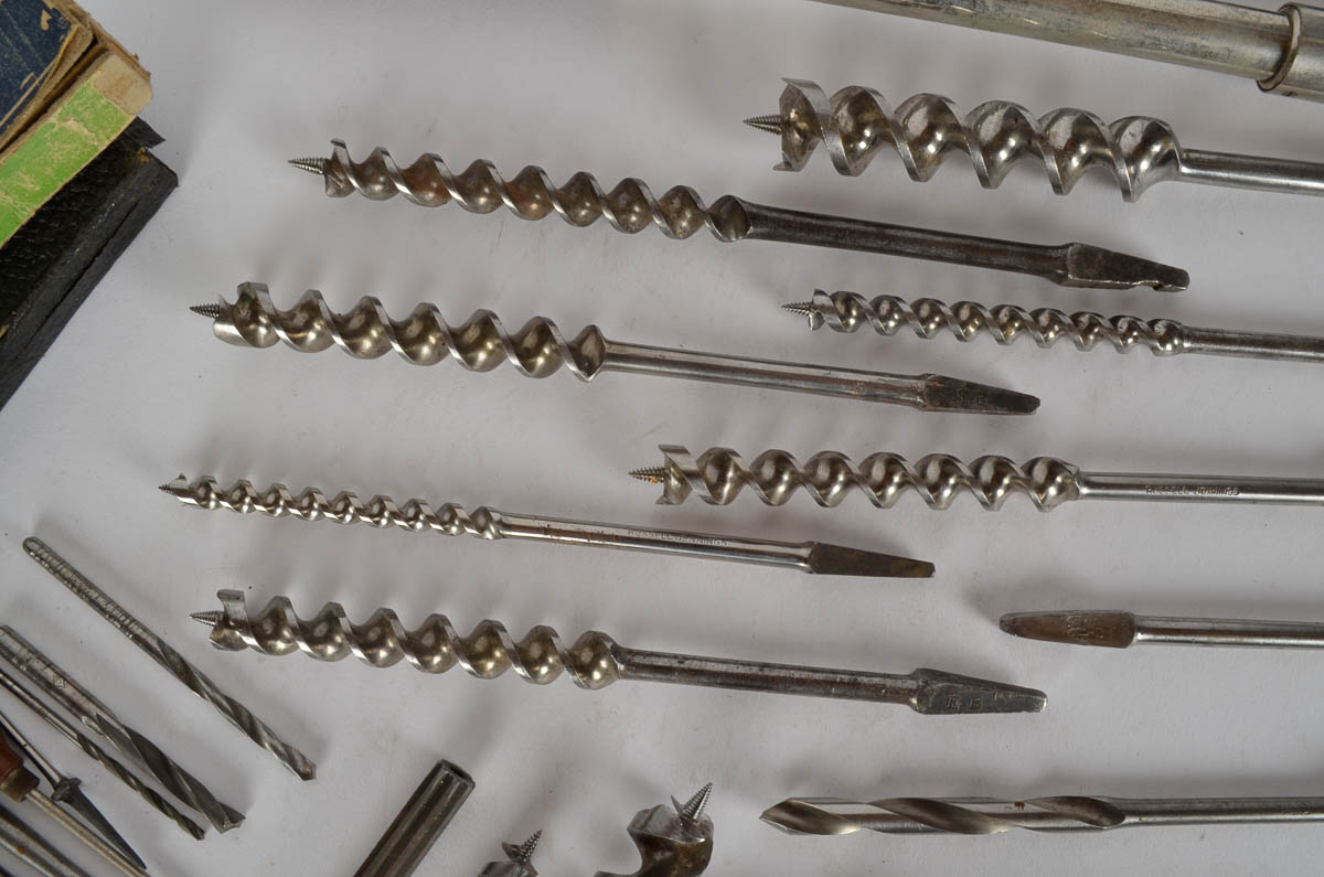 Large Assortment of Vintage Drill Bits
