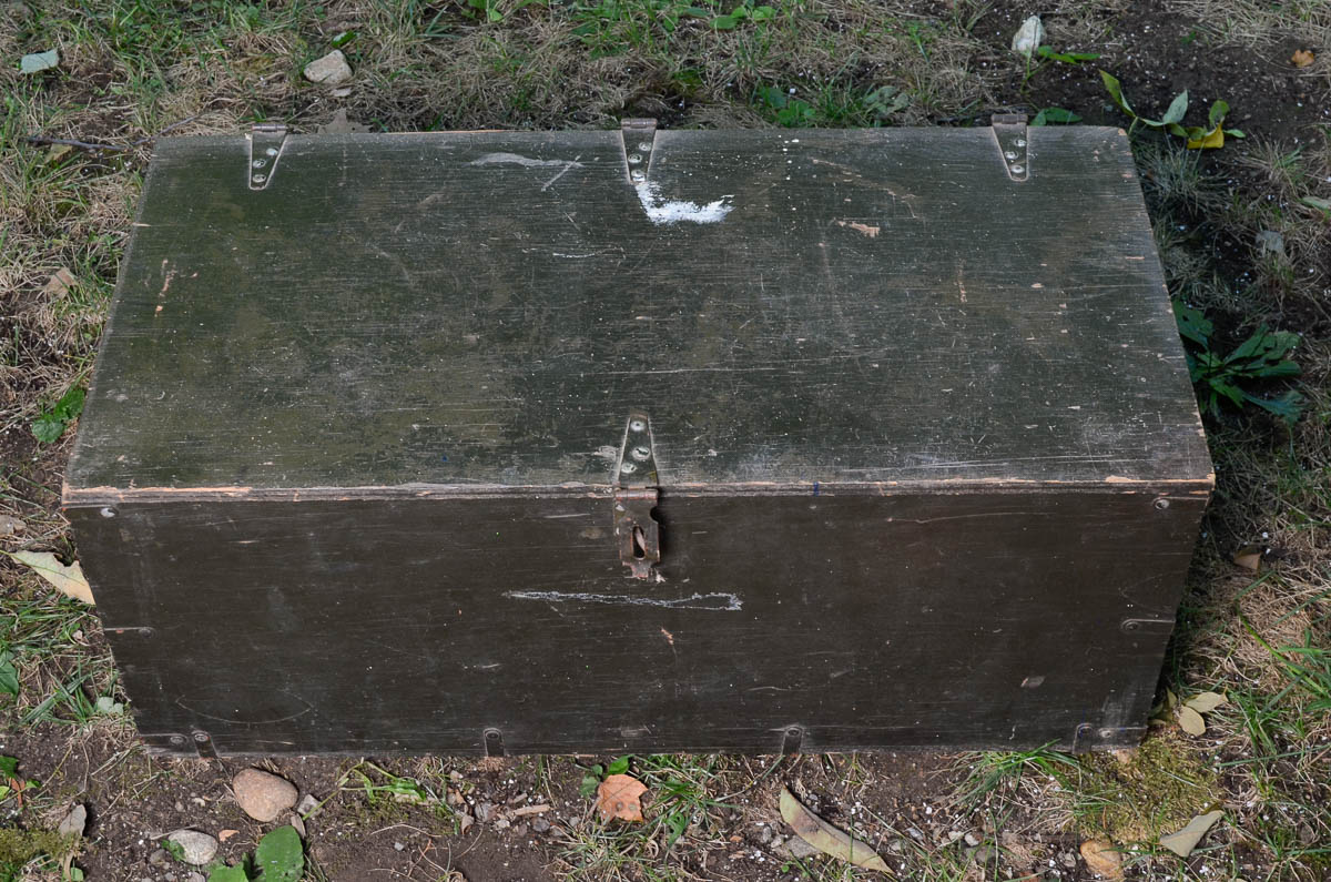 Vintage Wood Foot Locker