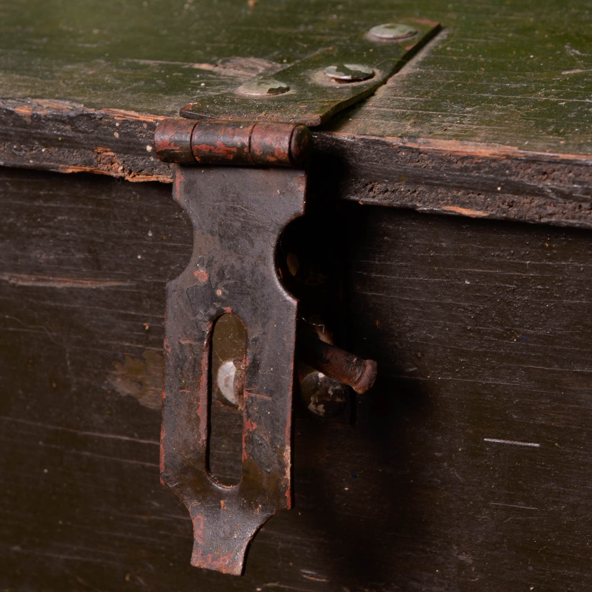 Vintage Wood Foot Locker