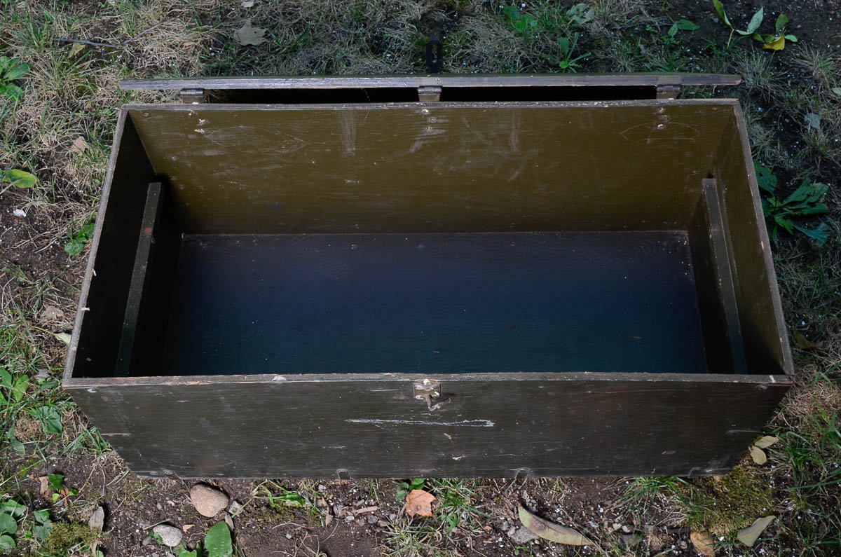 Vintage Wood Foot Locker