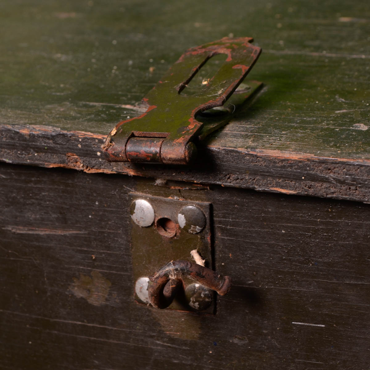 Vintage Wood Foot Locker