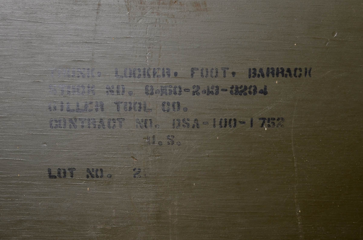 Vintage Wood Foot Locker