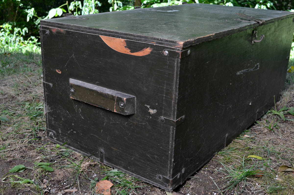 Vintage Wood Foot Locker