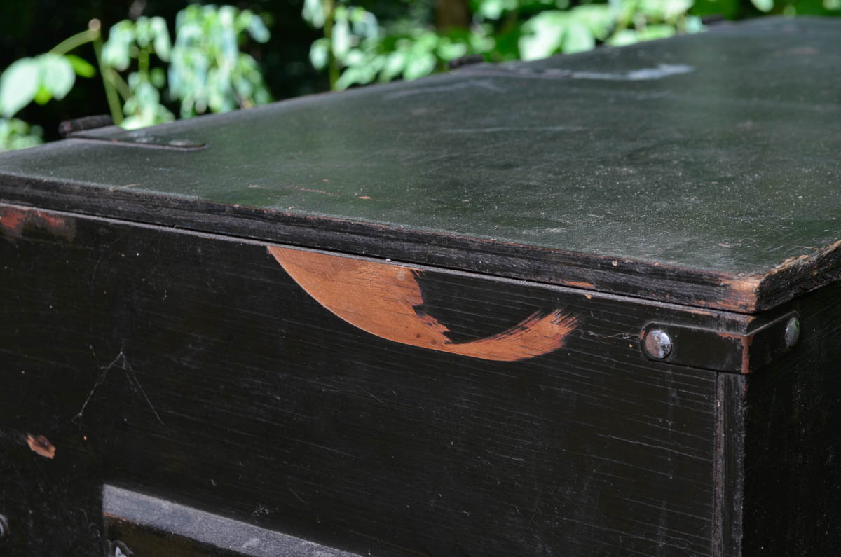 Vintage Wood Foot Locker