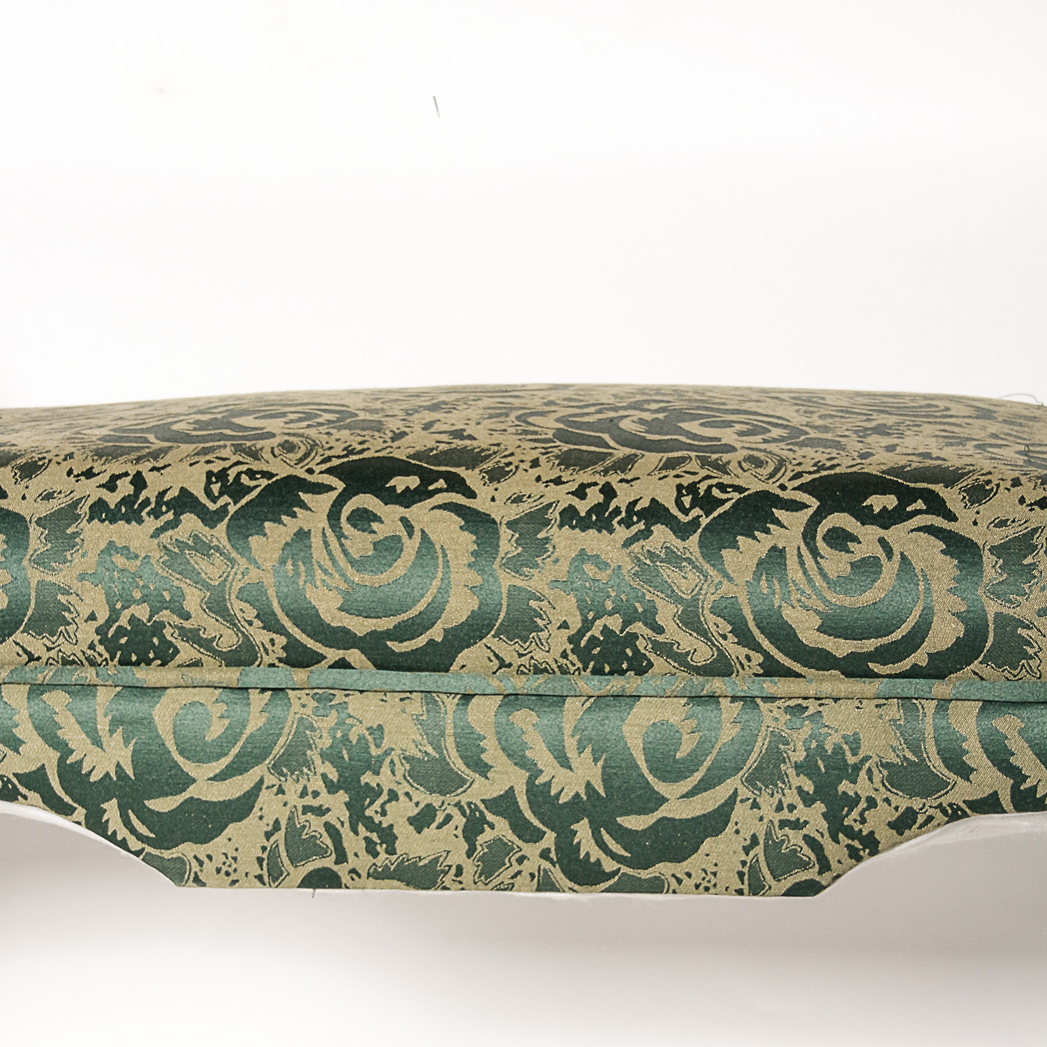 Floral and Wooden Bench