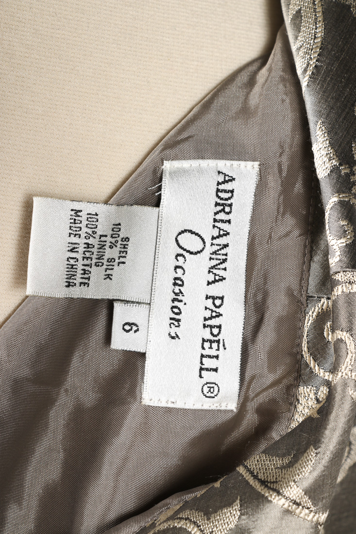 Adrianna Papell Occasions Grey Dress