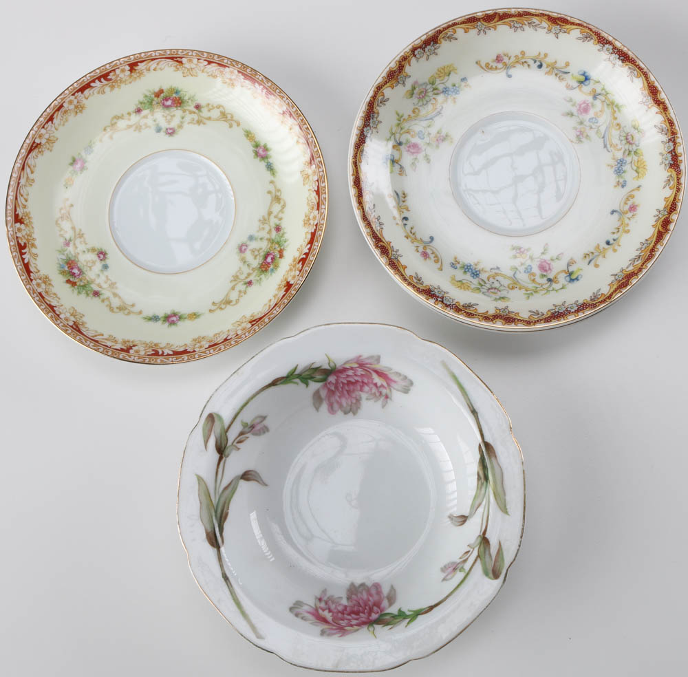 Assorted Botanical Themed China