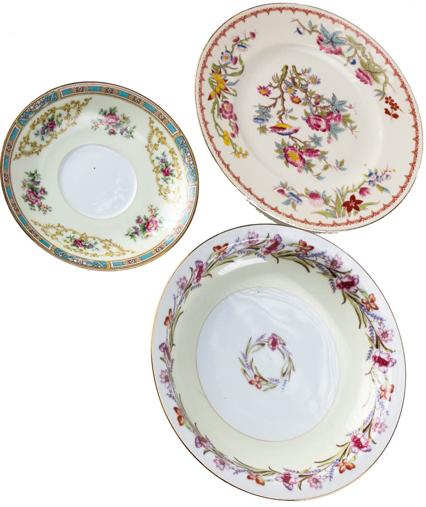 Assorted Botanical Themed China