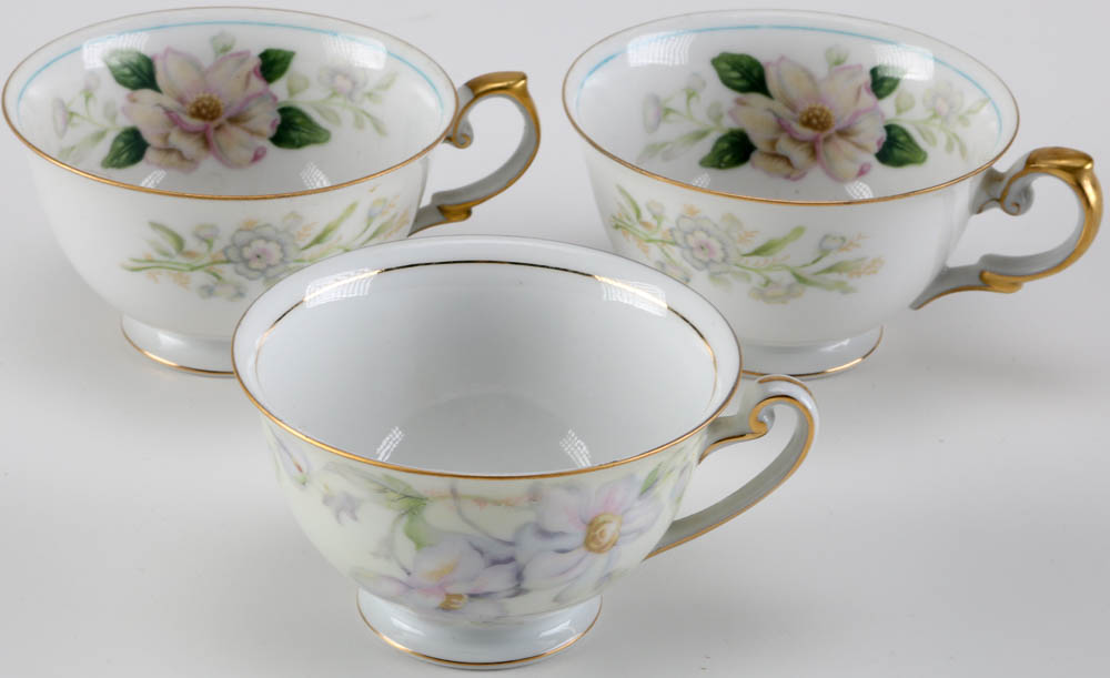 Assorted Botanical Themed China