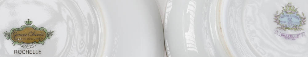 Assorted Botanical Themed China