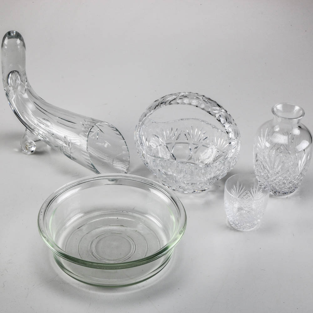 Assorted Crystal and Glass Decor