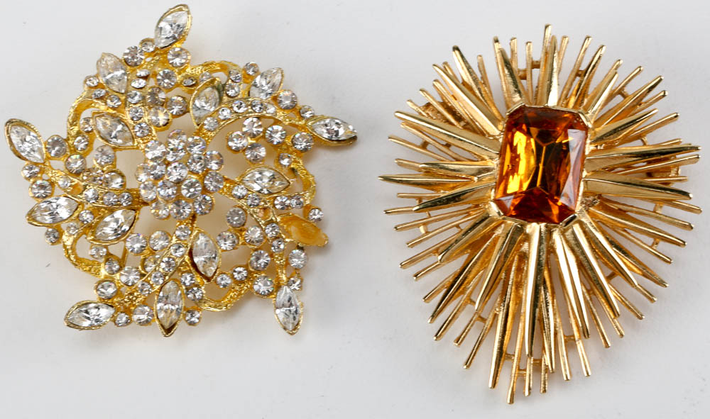 Assorted Gold Tone Pins