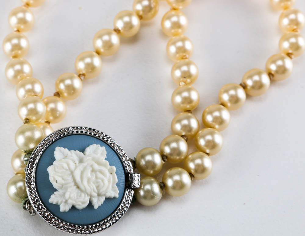 Faux Pearl Evening Wear Jewelry