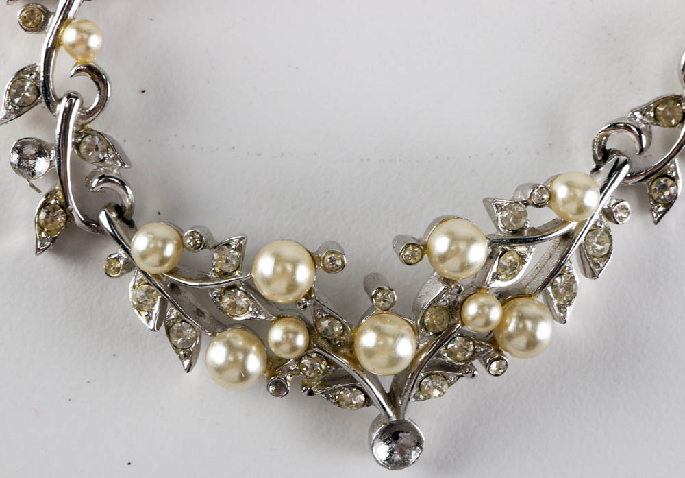 Faux Pearl Evening Wear Jewelry